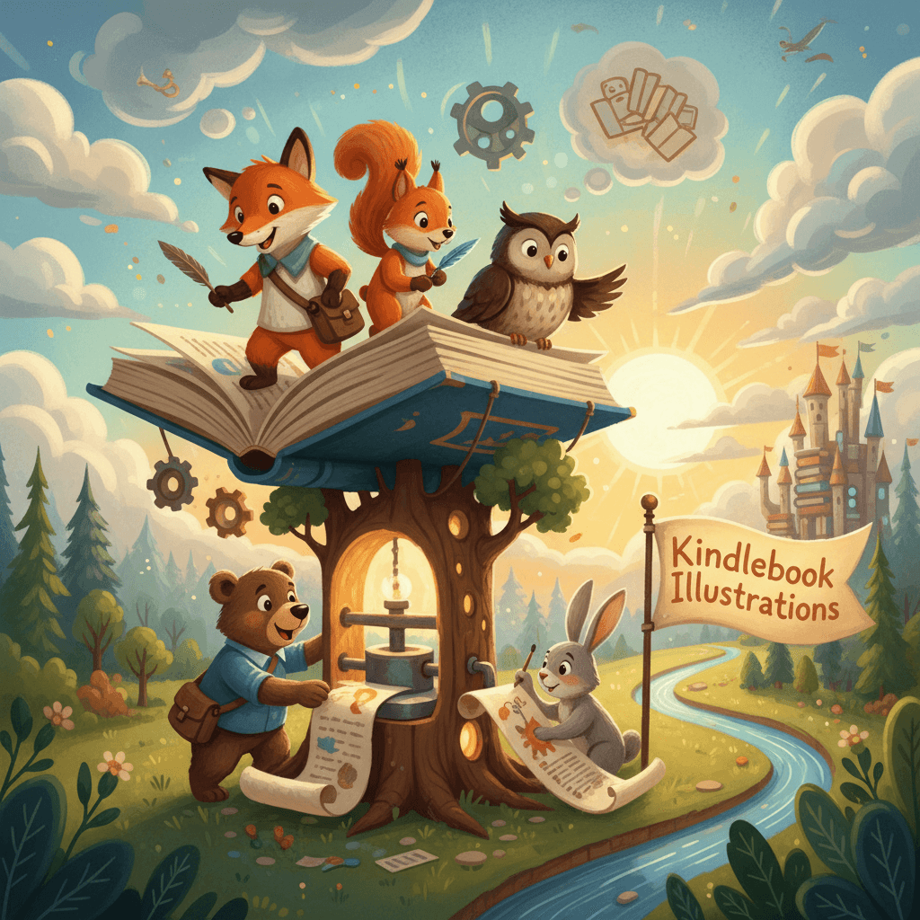 Self-publishing 2025 complete guide illustration